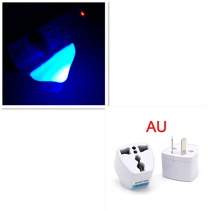 LED Mushroom Night Light – Plug-in Wall Lamp with Light Sensor for Bedroom Decor