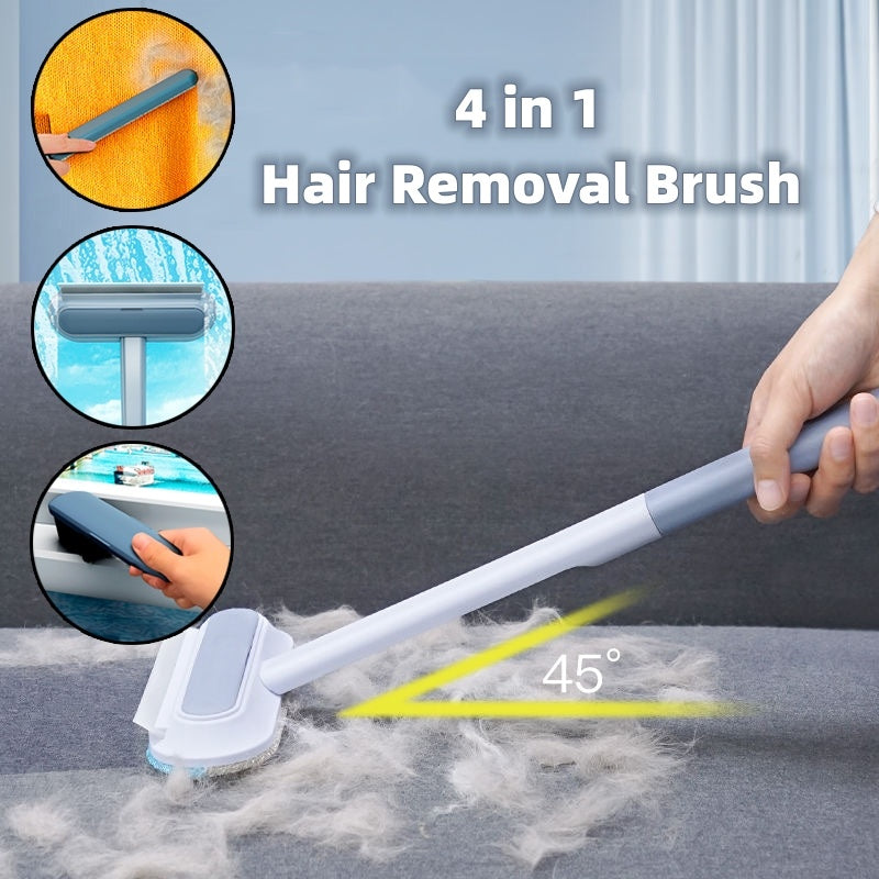 4-in-1 Pet Hair Remover Brush – Multifunctional Tool for Dogs, Cats & Screen Cleaning