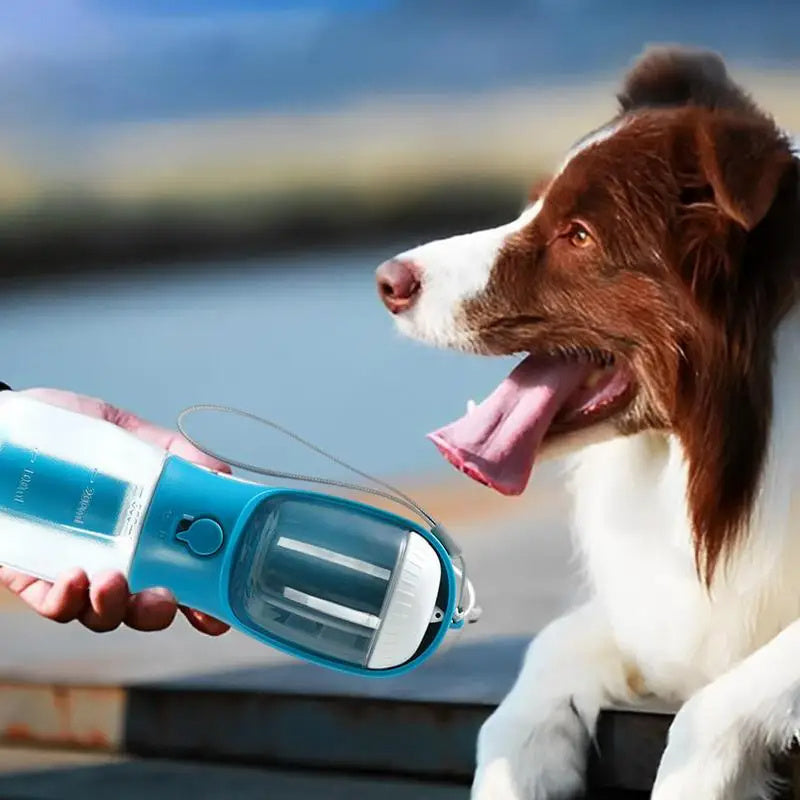 3-in-1 Portable Dog Water Cup – Drinking Bowl & Garbage Bag for Pets on the Go