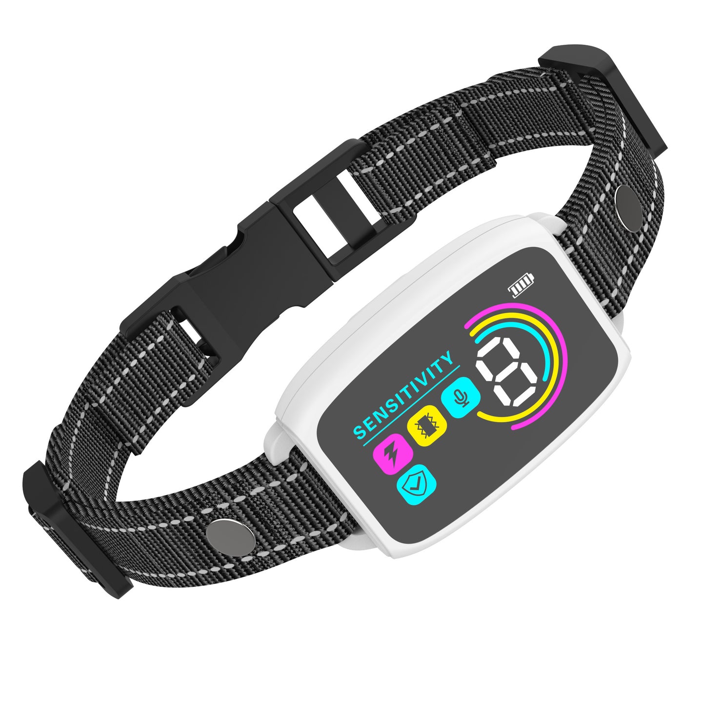 Smart Anti Barking Dog Collar – Rechargeable, Waterproof & HD Display