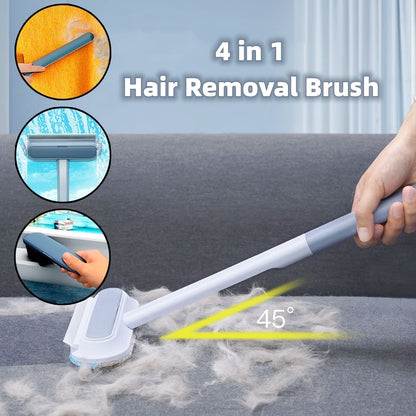 4-in-1 Pet Hair Remover Brush – Multifunctional Tool for Dogs, Cats & Screen Cleaning