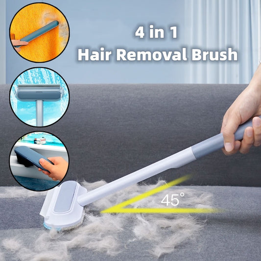 4-in-1 Pet Hair Remover Brush – Multifunctional Tool for Dogs, Cats & Screen Cleaning