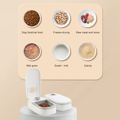 Smart Automatic Pet Feeder – Timed Food Dispenser with Stainless Steel Bowl for Cats & Dogs