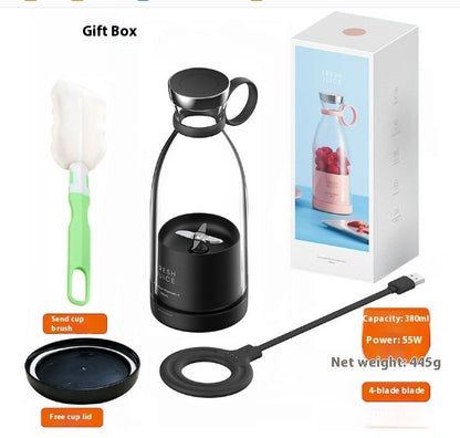 350ML Portable Electric Juicer – USB Rechargeable Blender Cup for Home & Travel