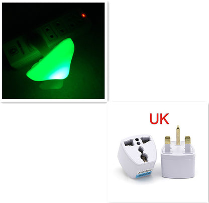 LED Mushroom Night Light – Plug-in Wall Lamp with Light Sensor for Bedroom Decor