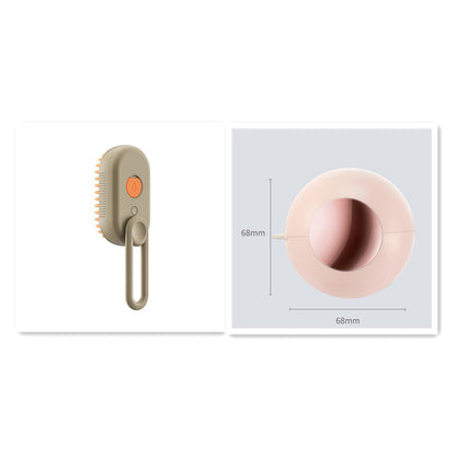 3-in-1 Cat Steam Brush – Grooming & Hair Remover