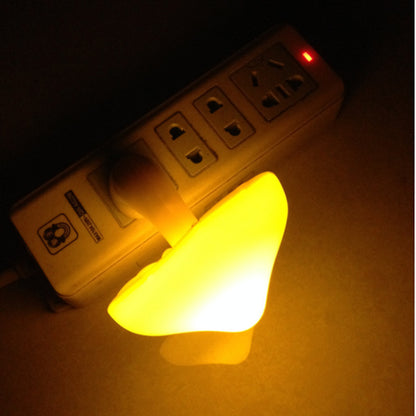 LED Mushroom Night Light – Plug-in Wall Lamp with Light Sensor for Bedroom Decor