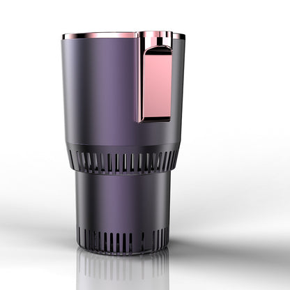 2-in-1 Car Cup Warmer & Cooler – 12V Smart Mug Holder with Digital Temperature Display