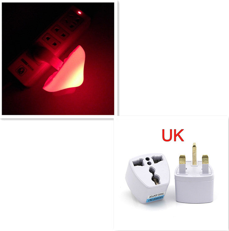 LED Mushroom Night Light – Plug-in Wall Lamp with Light Sensor for Bedroom Decor