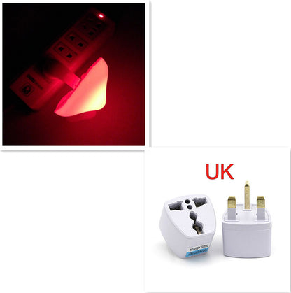 LED Mushroom Night Light – Plug-in Wall Lamp with Light Sensor for Bedroom Decor