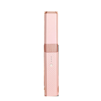 Cordless USB Hair Straightener – Mini Ceramic Flat Iron Curler for Travel & Home