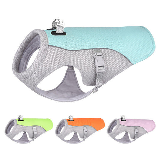 Summer Dog Cooling Vest – Breathable, Heat-Resistant Clothes for Small & Large Dogs
