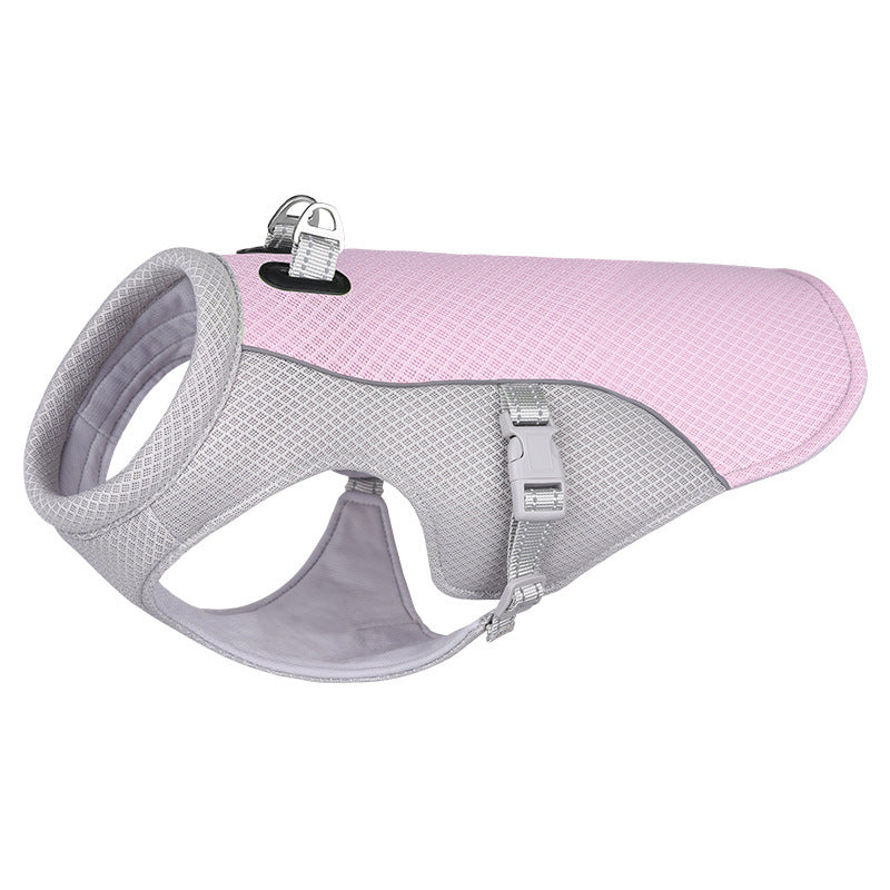 Summer Dog Cooling Vest – Breathable, Heat-Resistant Clothes for Small & Large Dogs