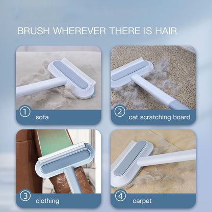 4-in-1 Pet Hair Remover Brush – Multifunctional Tool for Dogs, Cats & Screen Cleaning