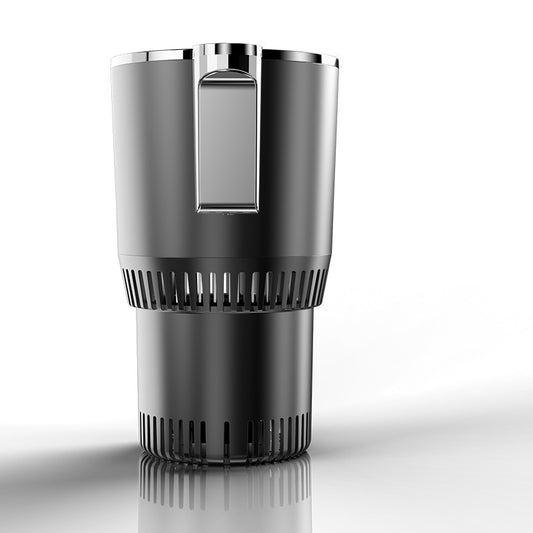 2-in-1 Car Cup Warmer & Cooler – 12V Smart Mug Holder with Digital Temperature Display