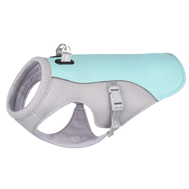 Summer Dog Cooling Vest – Breathable, Heat-Resistant Clothes for Small & Large Dogs