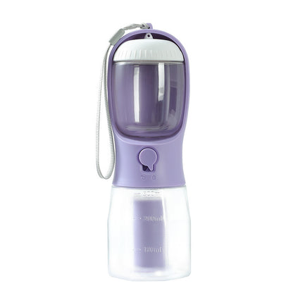 3-in-1 Portable Dog Water Cup – Drinking Bowl & Garbage Bag for Pets on the Go