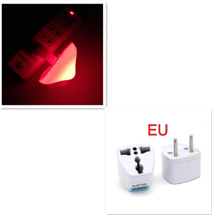 LED Mushroom Night Light – Plug-in Wall Lamp with Light Sensor for Bedroom Decor