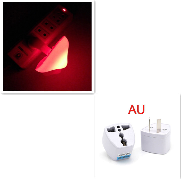 LED Mushroom Night Light – Plug-in Wall Lamp with Light Sensor for Bedroom Decor