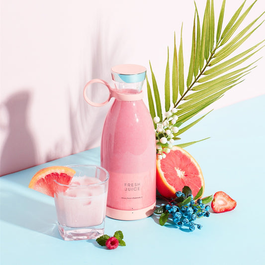 350ML Portable Electric Juicer – USB Rechargeable Blender Cup for Home & Travel