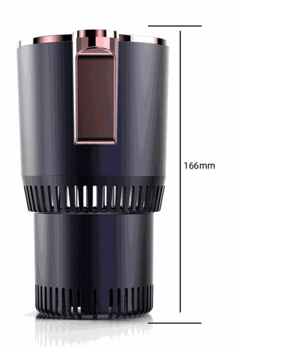 2-in-1 Car Cup Warmer & Cooler – 12V Smart Mug Holder with Digital Temperature Display