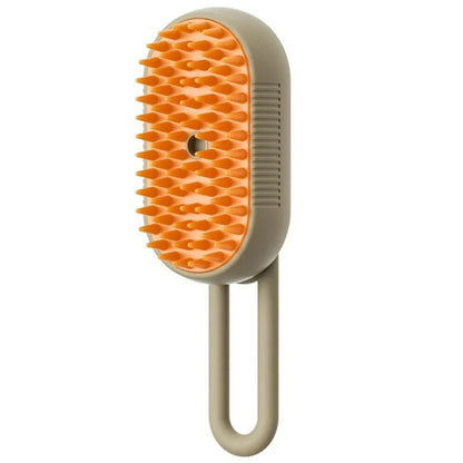 3-in-1 Cat Steam Brush – Grooming & Hair Remover