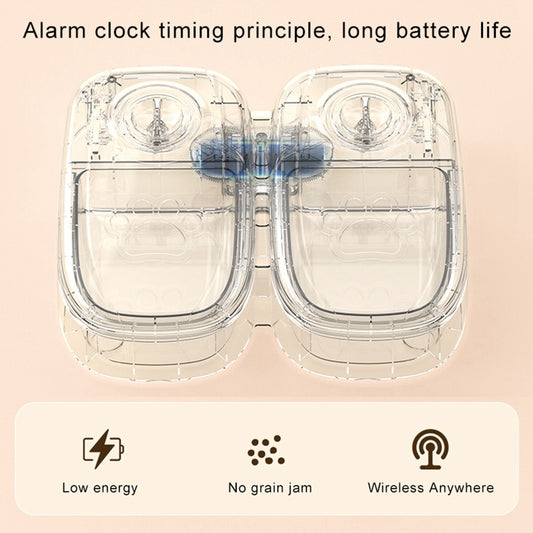 Smart Automatic Pet Feeder – Timed Food Dispenser with Stainless Steel Bowl for Cats & Dogs
