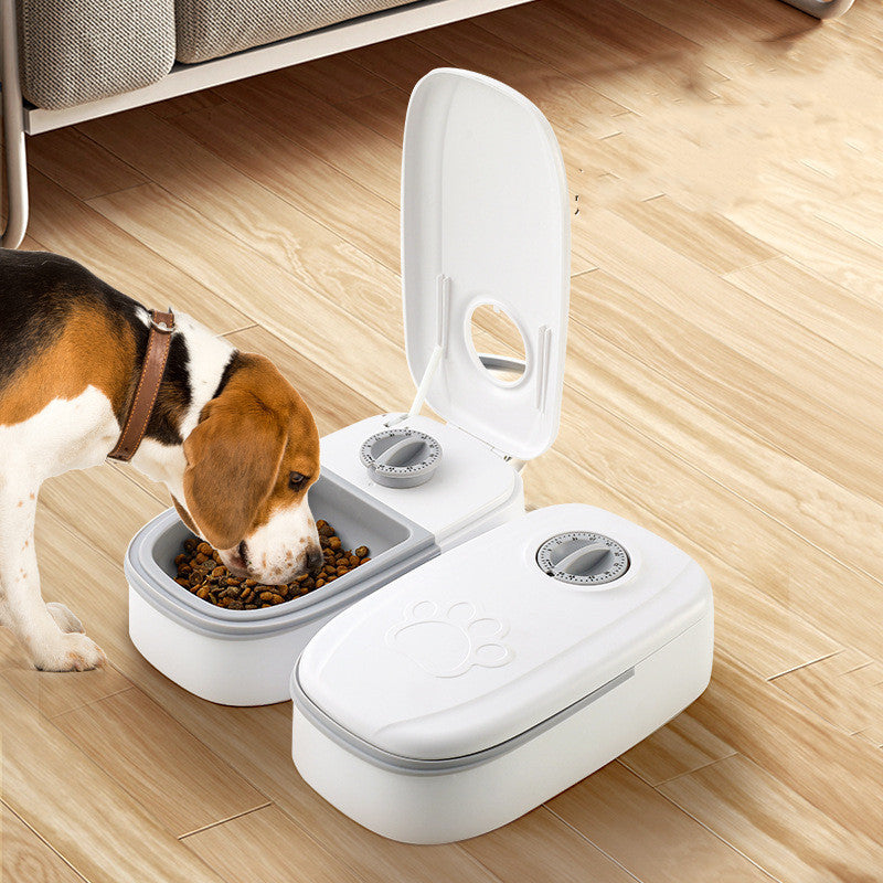 Smart Automatic Pet Feeder – Timed Food Dispenser with Stainless Steel Bowl for Cats & Dogs